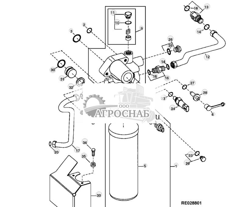 Фильтр гидравлического масла - ST394075 351.jpg